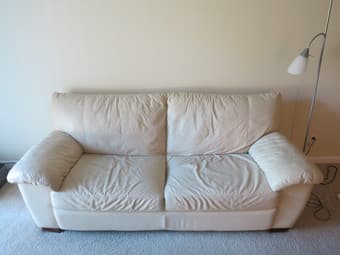 IKEA Leather Sofa 1
