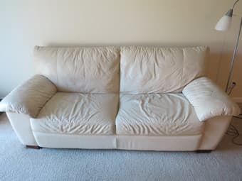 IKEA Leather Sofa 2