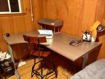 IKEA Desk and chair 1