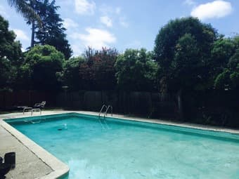 Master bedroom suite in large home.  Huge pool. Great roommates! 1