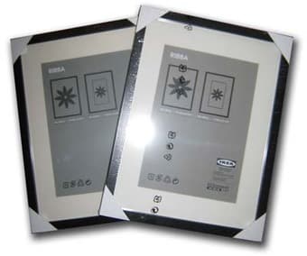 2 Black Ikea Ribba Small Frames 1