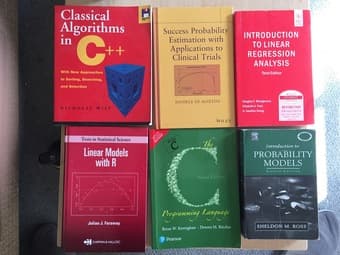 Lots of math statistics novel books (move out sell) 3