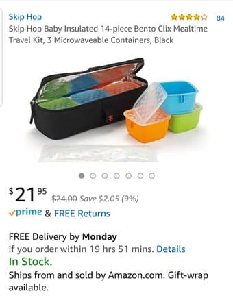 Skip hop - mealtime travel kit 2