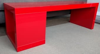 Red Ikea Coffee Table 1