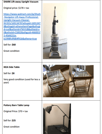 Moving Away Sale - Vacuum + Lamps + Storage Units & More 2