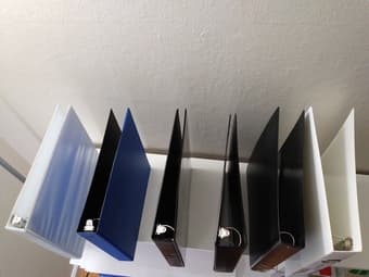 lowest-price 3-ring binders 三孔夾 $0.3 for each 1
