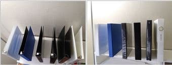 lowest-price 3-ring binders 三孔夾 $0.3 for each 1
