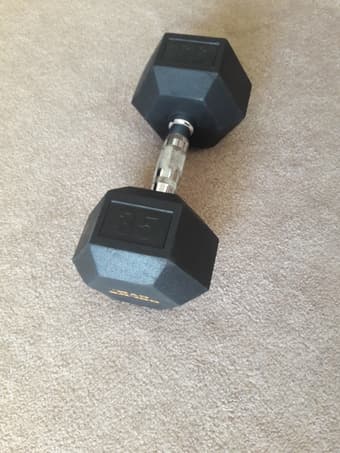 35 pound dumbbell 1