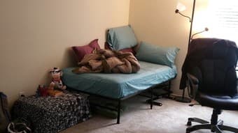 twin bed (8") with frame 1