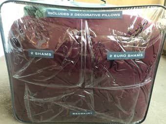 Mattress + Large Pillow + 2-comforter set 1