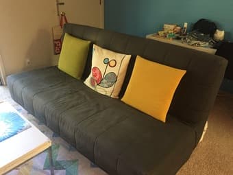 ikea convertible sofa + storage 1