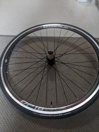 DP18 Road Bike Rear Wheel with Continental Ultra Sport Tire 2