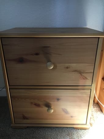 Ikea night stands + dresser 1
