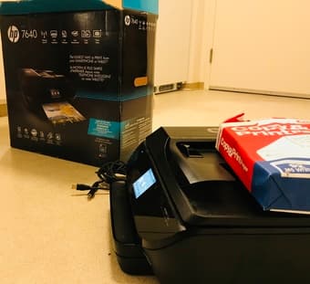 Printer - HP 7640 - Wireless Print/Fax/Scan/Copy/Photo 1