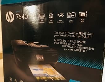 Printer - HP 7640 - Wireless Print/Fax/Scan/Copy/Photo 3