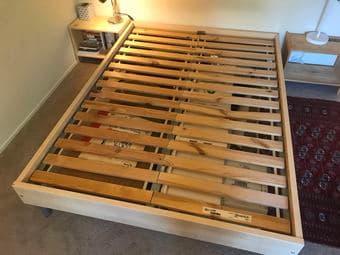 Queen size  mattress and bed frame 1