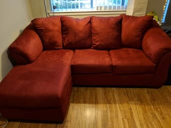 Great Sofa Bed w/ Lounger for Sale 1