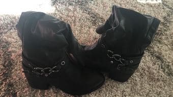 Macy's 6.5 size below knee boots (Free clutch purse!) 1