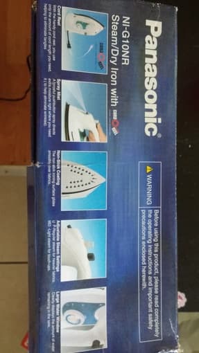 Panasonic steam/dry iron 3