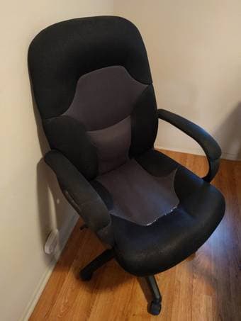 Two black office chairs in Menlo Park 1