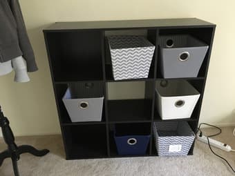 Shelf unit (black) - Used 2