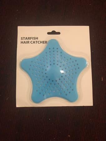 NEW starfish shower/tub hair catcher 1