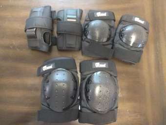 longboard complete cruiser and JBM international adult guards 3