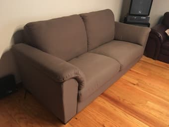Light Brown Sofa / Couch 1