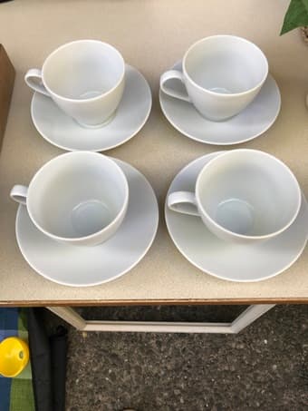 Coffee cups and plates 1