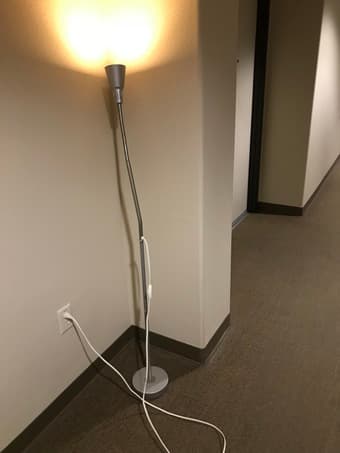 Floor lamp and table lamp ($5 each) 1