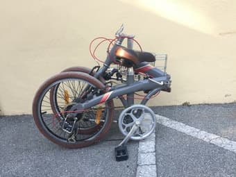 Seoul Citizen Folding Bike & basket 2