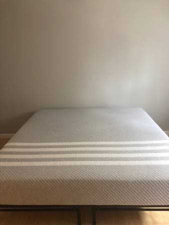 King size leesa mattress + bed frame $350 originally $1300 2