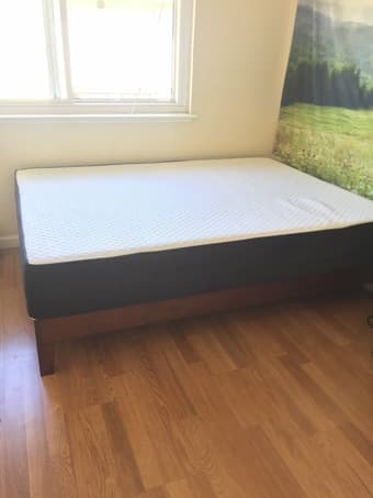 Memory foam mattress and bed frame 1