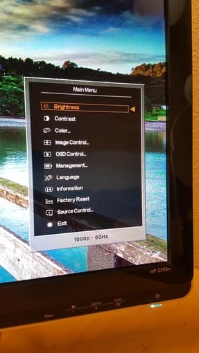 HP 2310m 23" Full HD Widescreen LCD Monitor 2
