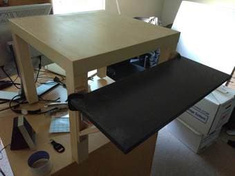 Standing desk apparatus 1