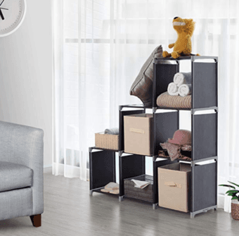Light, Movable, Stackable Closet Organizer Cubes 3