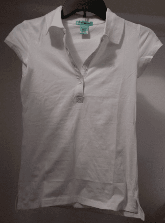 New white polo tee - $3 1