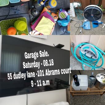 Garage Sale - Saturday 08.17 - 9am to 11am 1