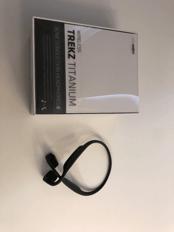 95% new Aftershokz Titanium Open Ear Bone Conduction Headphone 1