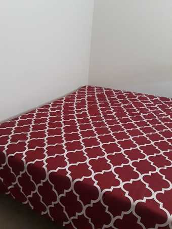 Queen size mattress+ bed 1