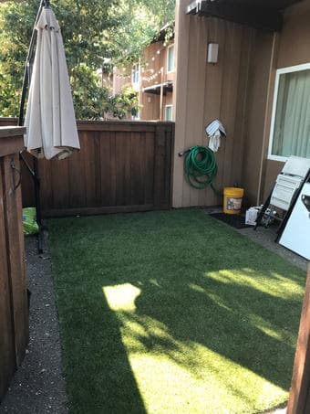 Artificial grass (soft lawn) for EV Backyard 2