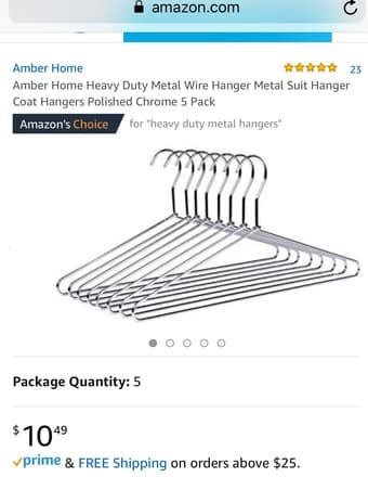 Heavy Duty Metal Hangers 1