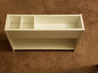 Desktop hutch/shelving unit 2