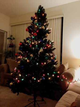 Christmas tree (big size, with decor) 1