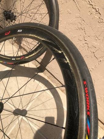 Zipp 303 Firecrest clincher wheelset (great condition) 3