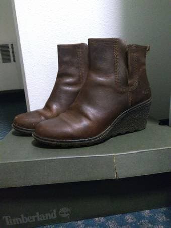 Leather boots 1
