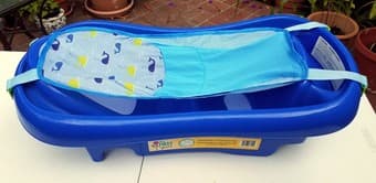 First Years newborn/toddler bath tub with sling 3