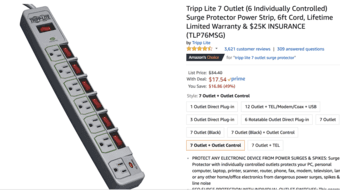 Table Lamps and Powerstrips / Surge protector 2