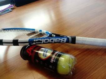 Babolat Drive Max 110 Tennis Racquet, grip size 4 3/8'' -- barely used 2