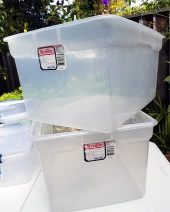Sterilite Storage Boxes 3